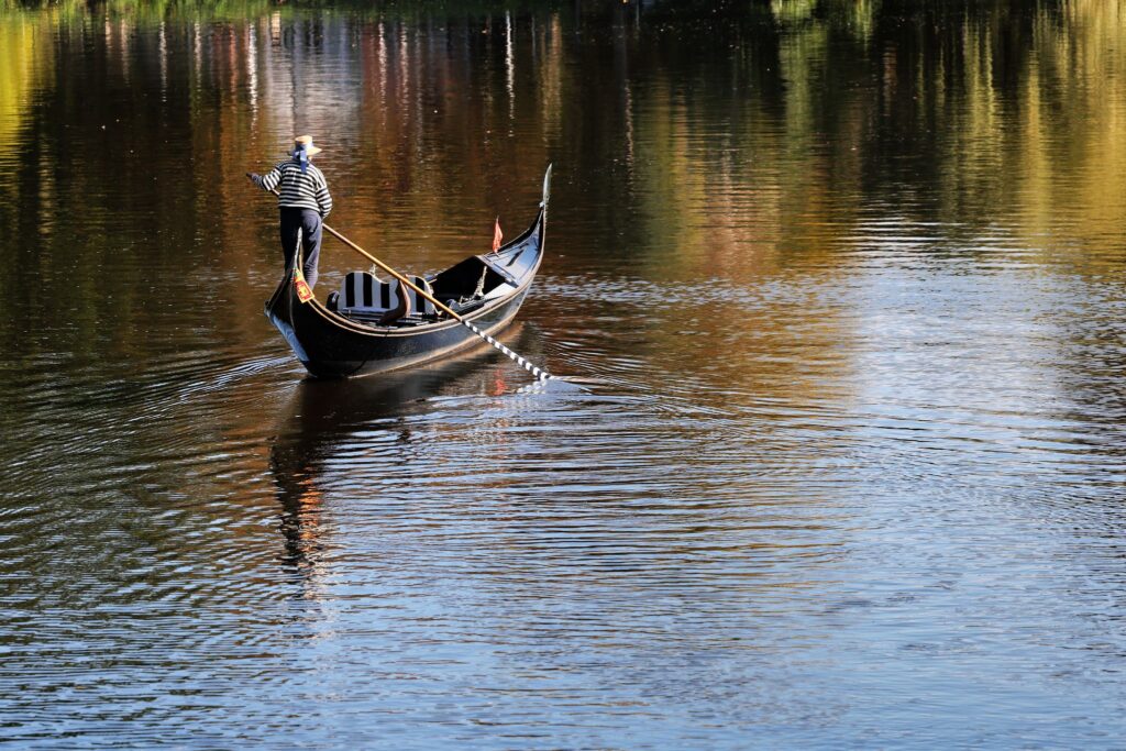 Gondoliera an der Alster