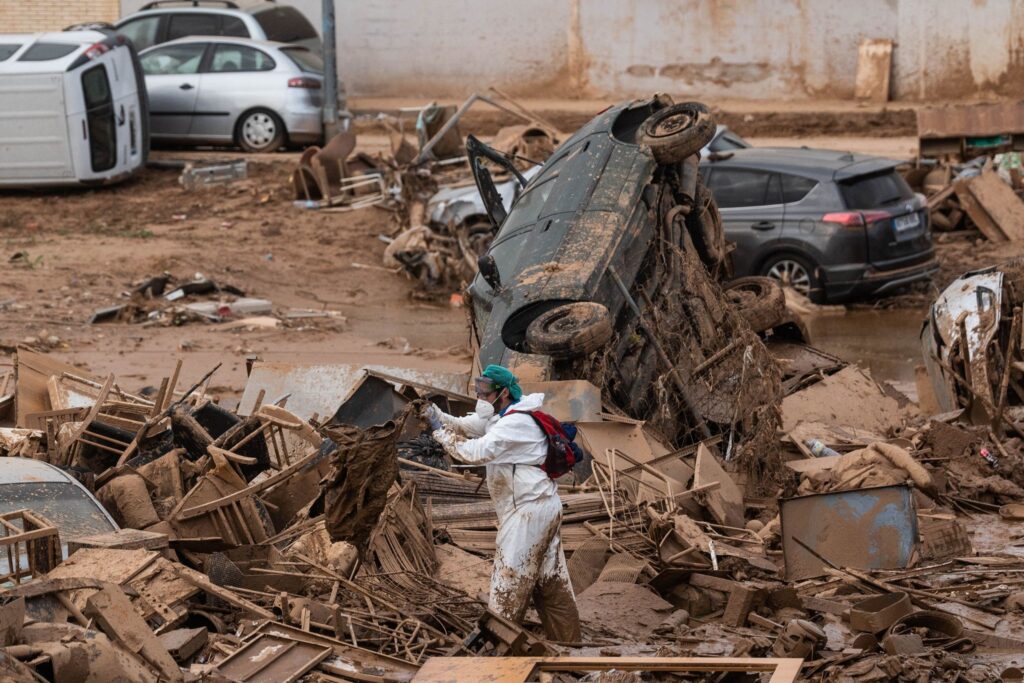 Nach den Überschwemmungen in Spanien