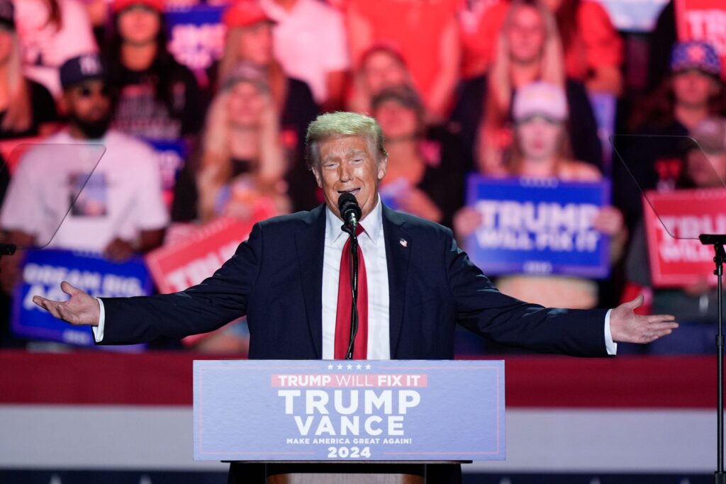 Wahlkampf in den USA - Trump in North Carolina