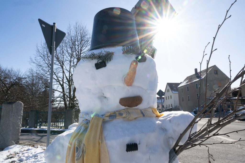 Winterwetter in Sachsen