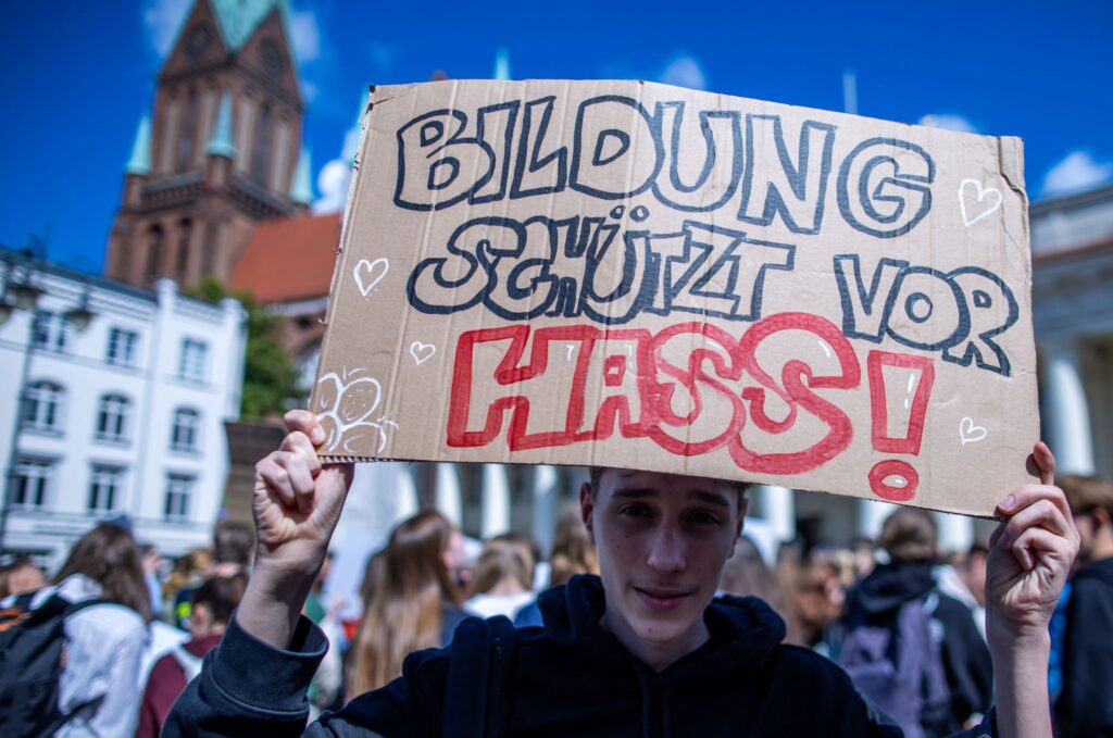 Bildungsprotest organisiert vom Landesschülerrat