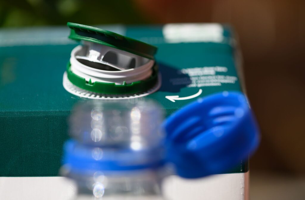 Deckel bei Getränken