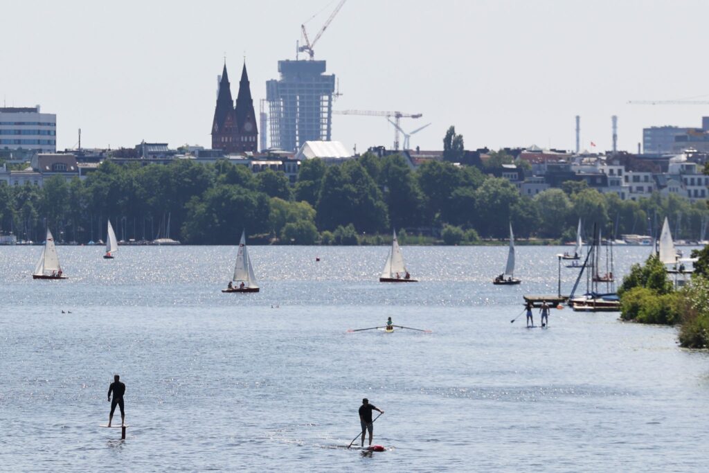 Sonne in Hamburg