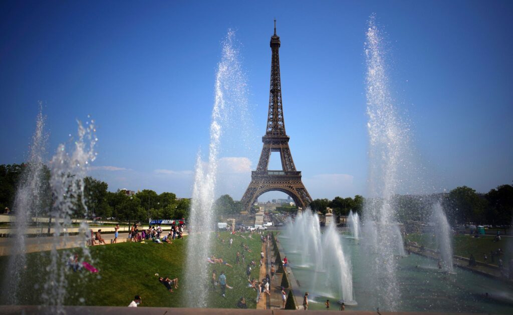 Hitze in Frankreich - Paris
