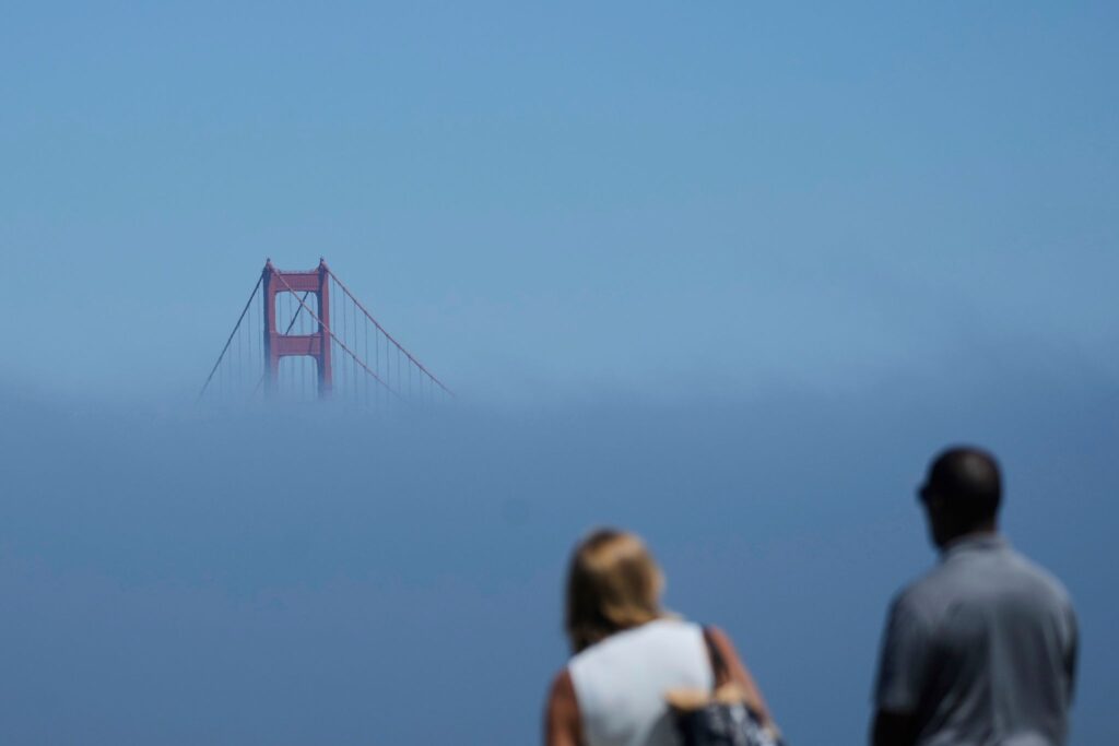 Nebel an der Golden Gate Bridge