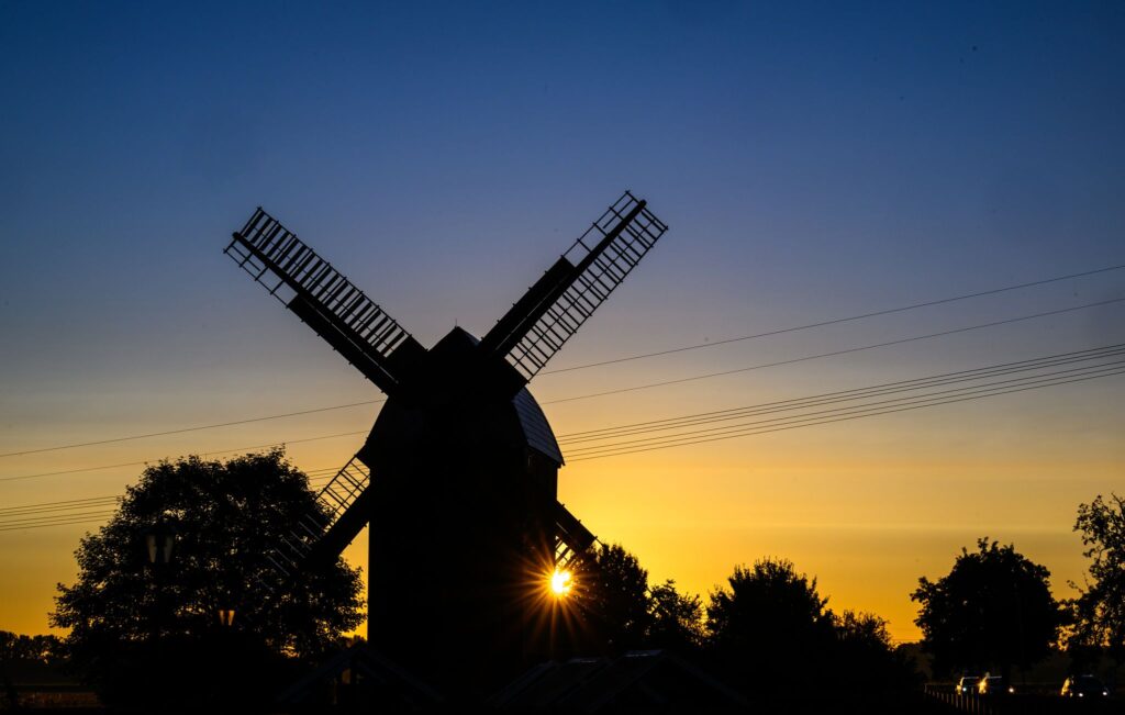 Morgens in Sachsen-Anhalt - Bockwindmühle
