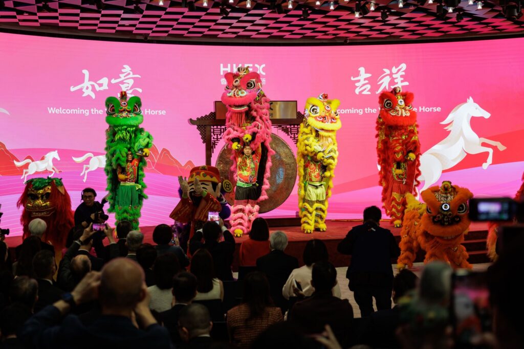 Jahr des Pferdes - Börse Hongkong