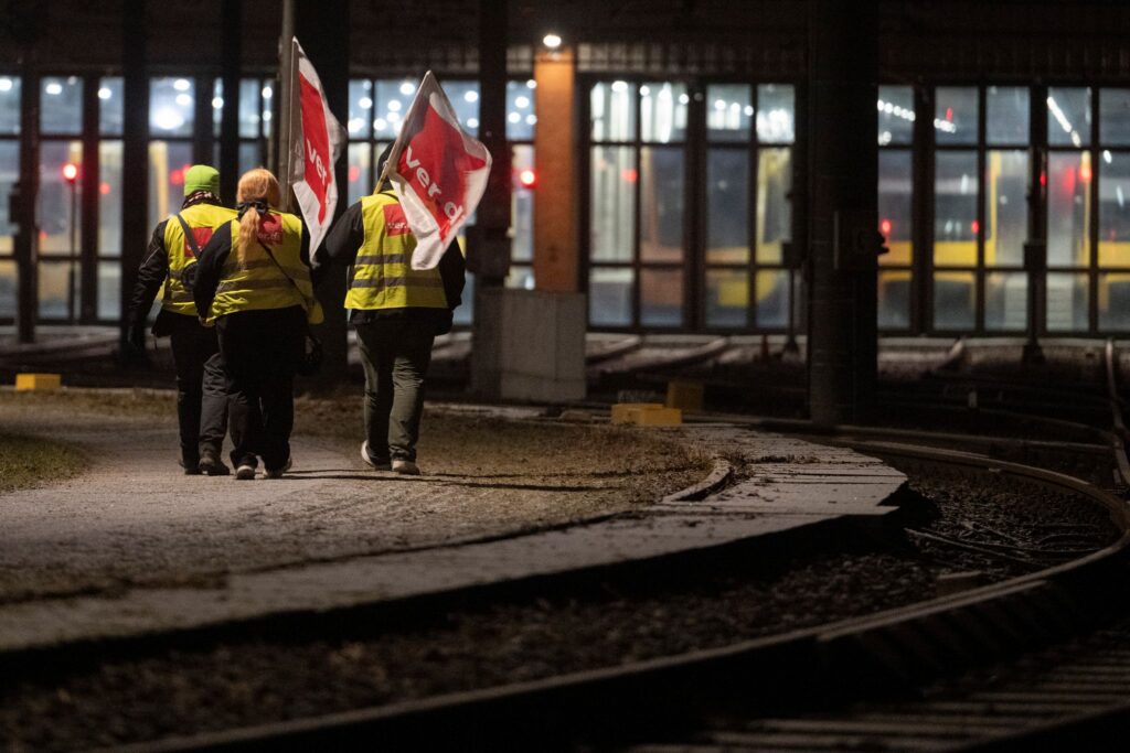 Verdi-Warnstreiks im Nahverkehr – Baden-Württemberg