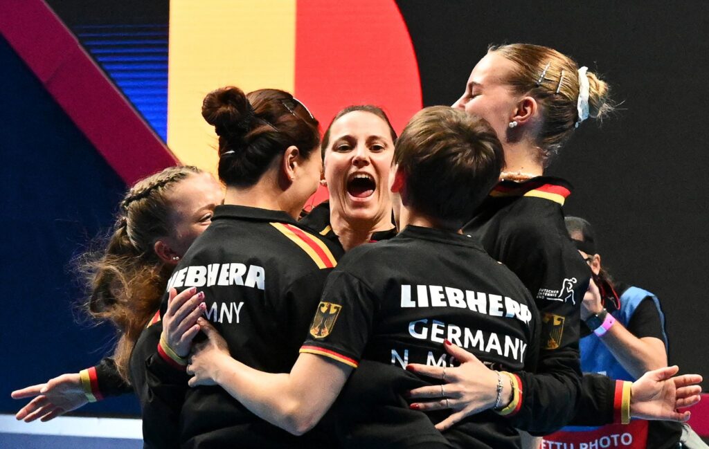 Das deutsche Tischtennis-Team