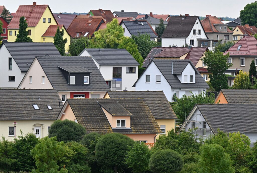 Siedlung mit Einfamilienhäusern