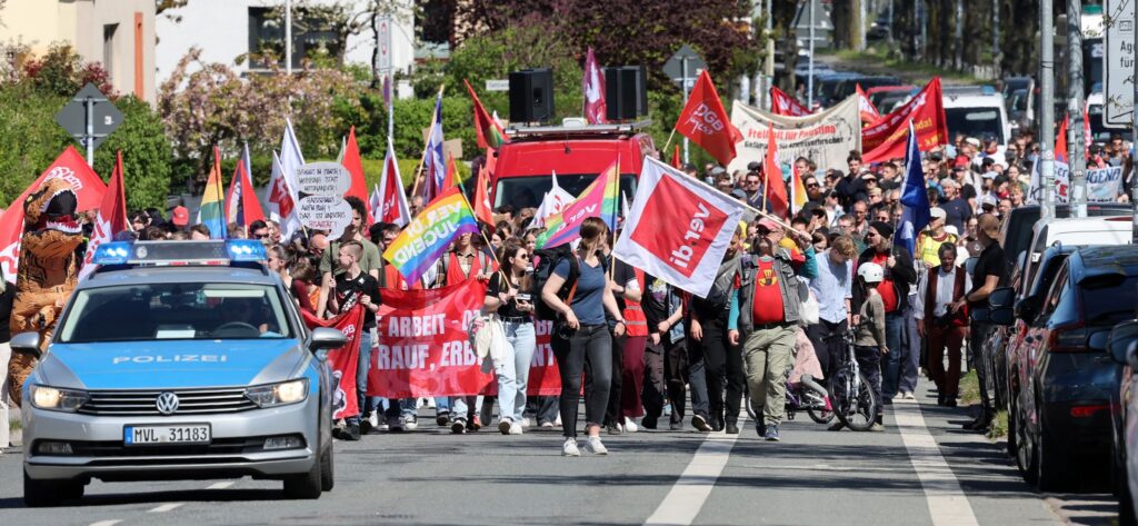 DGB-Kundgebung in Rostock