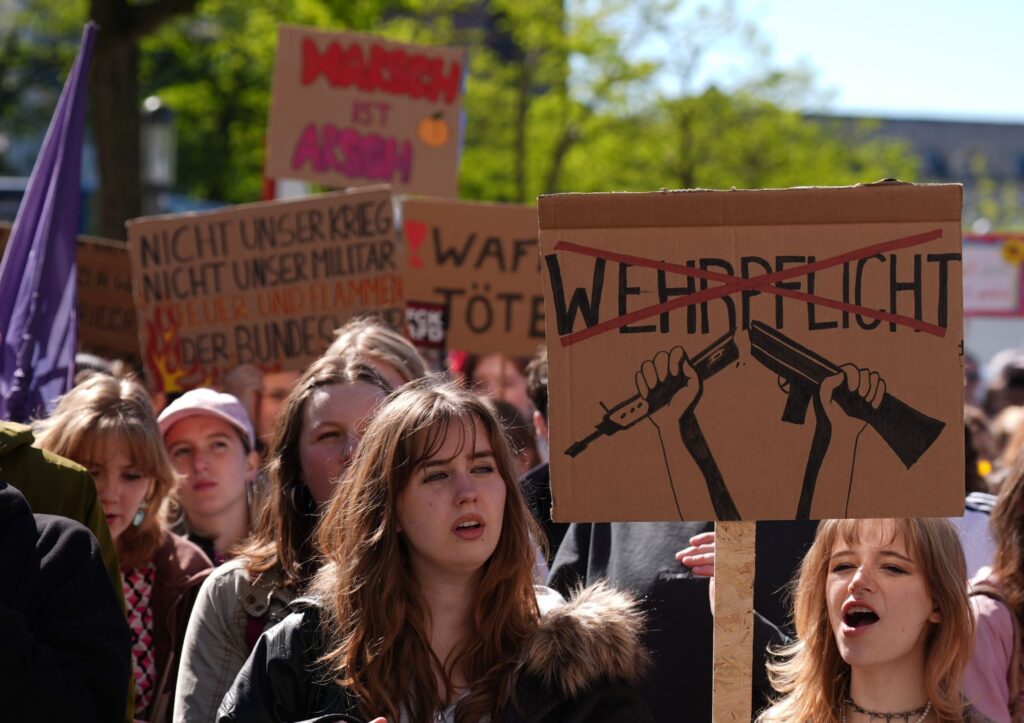 Schulstreik gegen Wehrpflicht - Hamburg