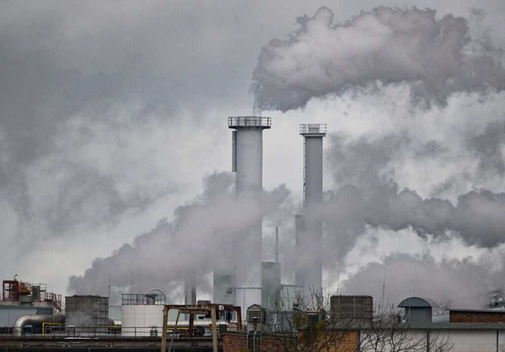 CO2-Emissionen von Industriebetrieb