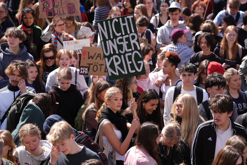 Schulstreik gegen Wehrpflicht - Hamburg