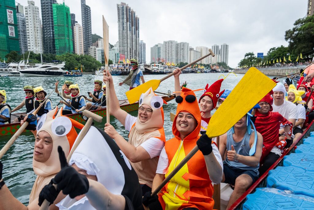 Drachenbootfest in Hongkong