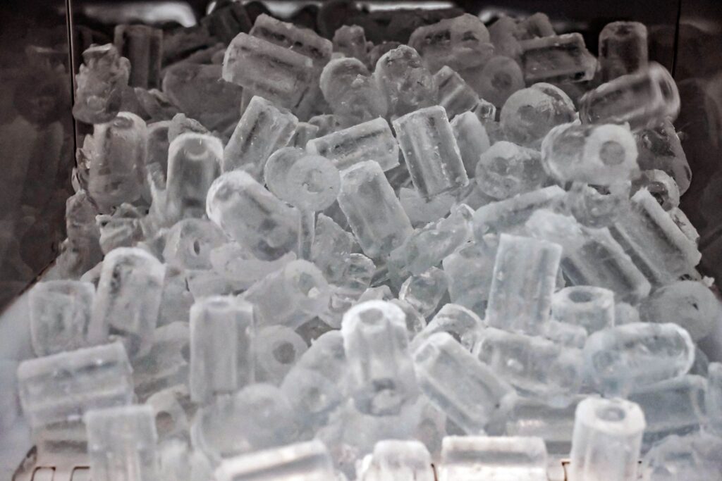 Eiswürfelproduktion