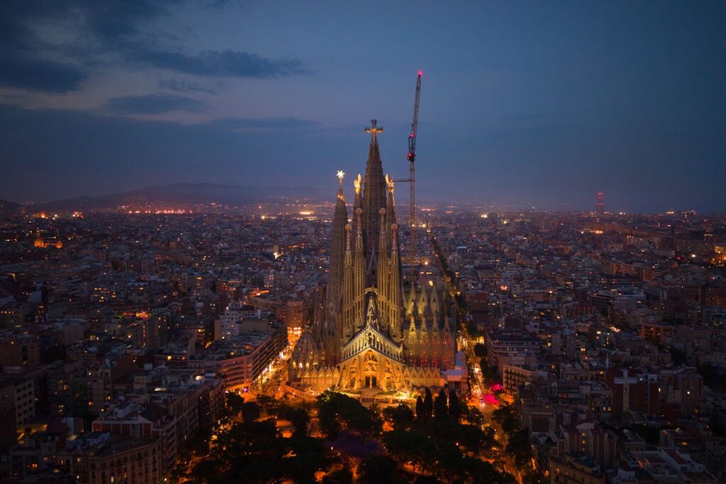 Vor dem Papst-Besuch der Sagrada Familia