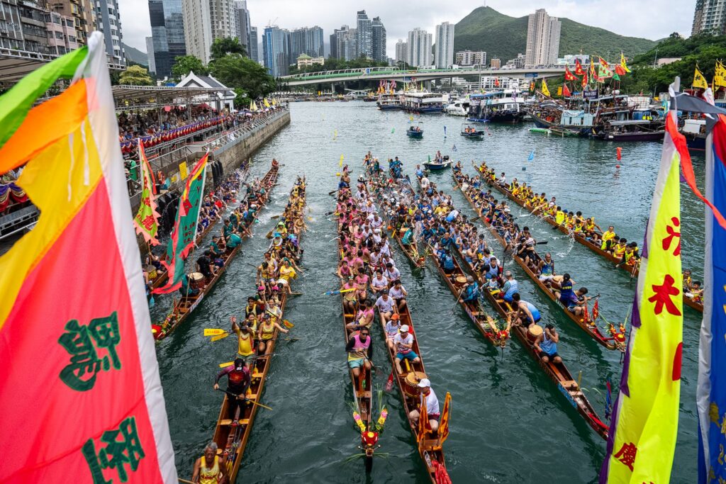 Drachenbootfest in Hongkong
