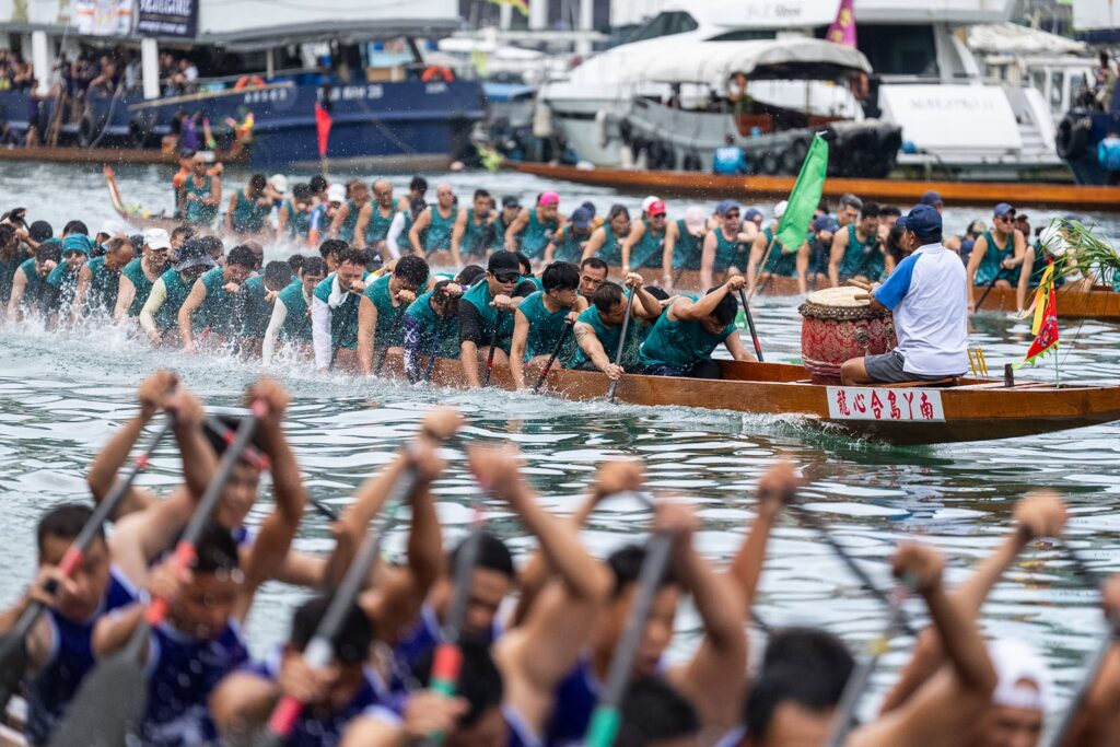 Drachenbootfest in Hongkong