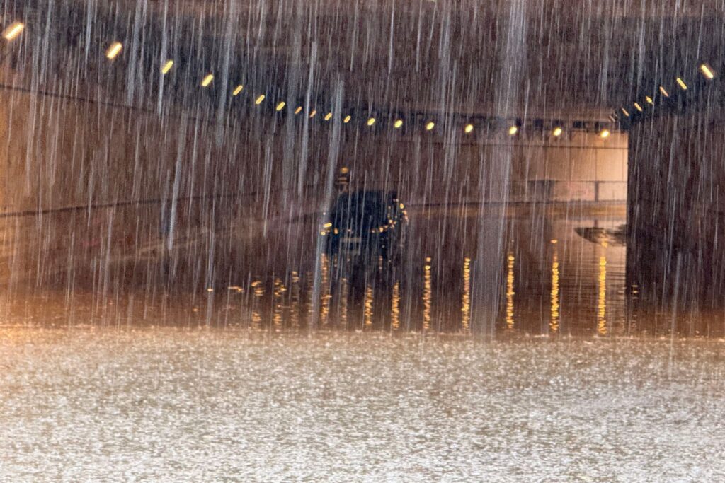Unwetter in Mittelfranken