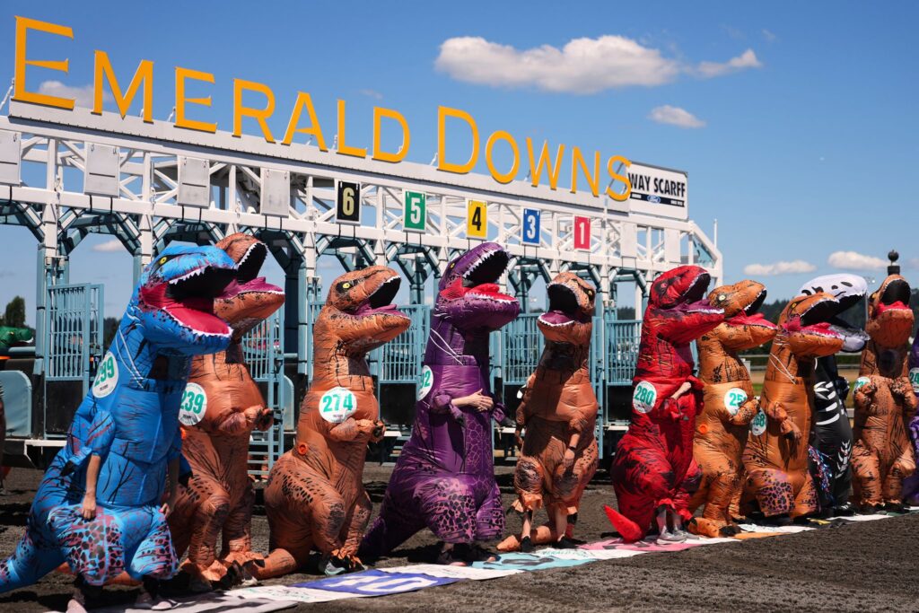 T-Rex-Rennen in Auburn