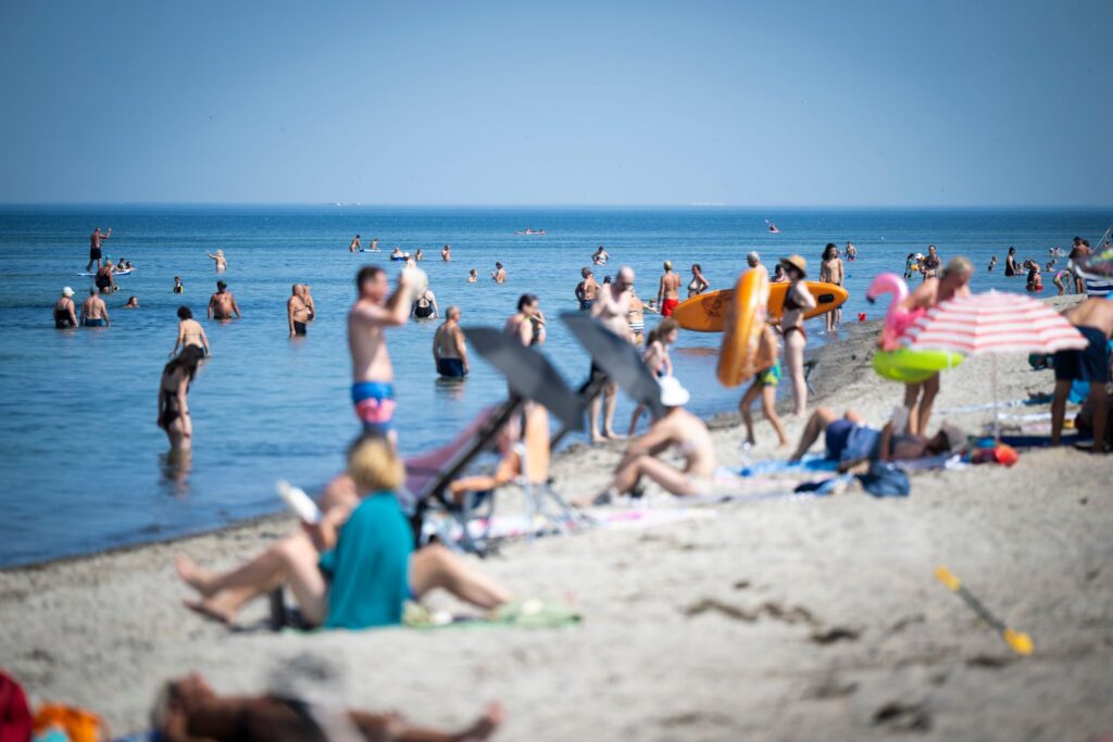 Sommerwetter an der Ostseeküste