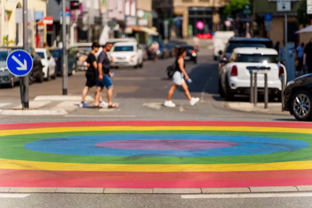 Farben auf der Straße