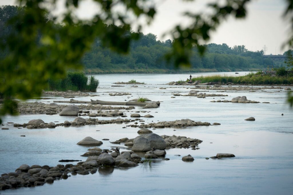 Niedrigwasser Weichsel