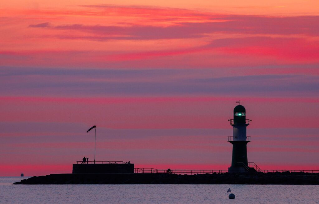 Sonnenaufgang an der Ostseeküste