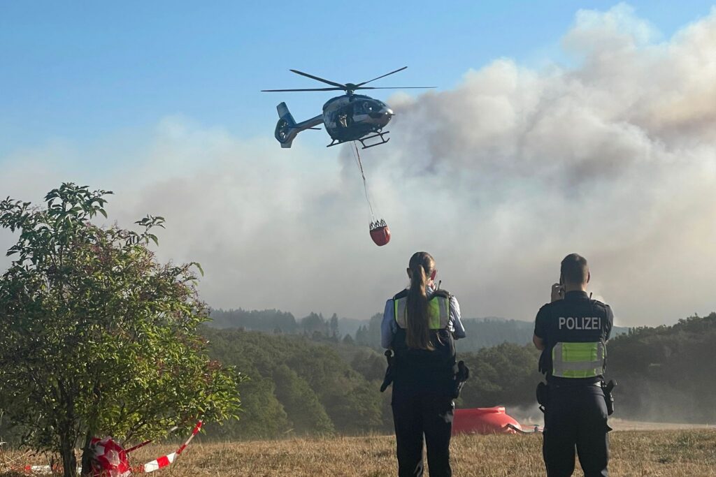 Waldbrand im Hürtgenwald