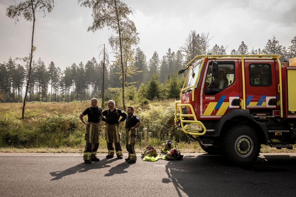 Waldbrände in Belgien