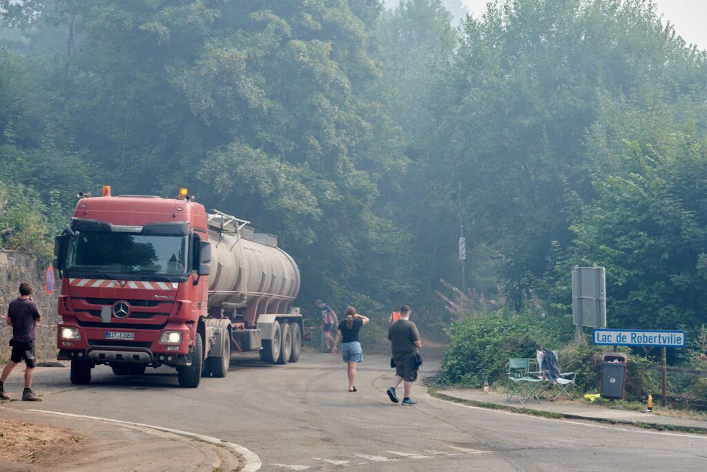 Brand im Hohen Venn