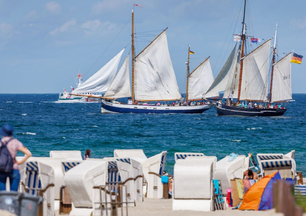 Historische Boote in der Ostsee