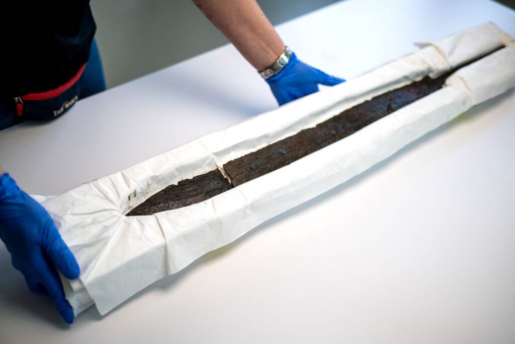 Kampfmittelräumdienst findet römisches Schwert