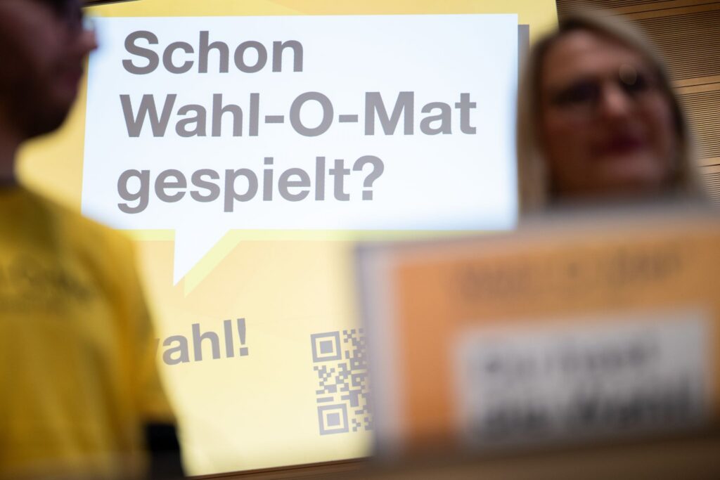 Bundestagswahlkampf - Wahl-O-Mat