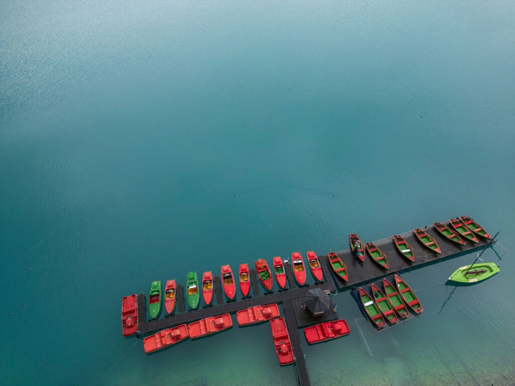Boote auf dem Walchensee