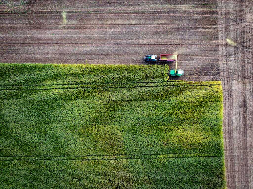 Feldarbeiten im Herbst