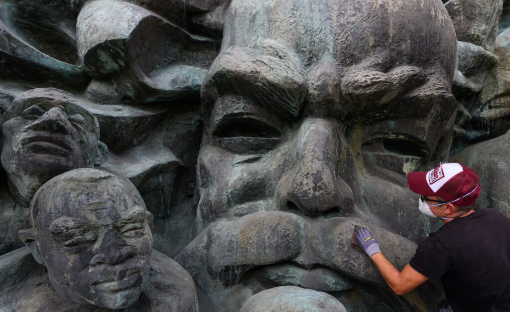 Leipzigs Marx-Relief