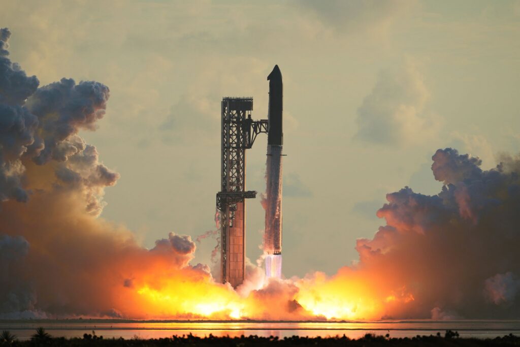 Start Raketensystem «Starship» von SpaceX
