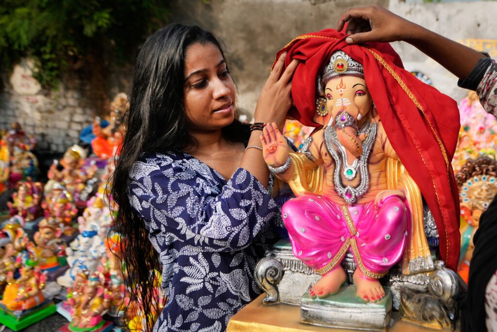 Hinduistisches Fest in Indien