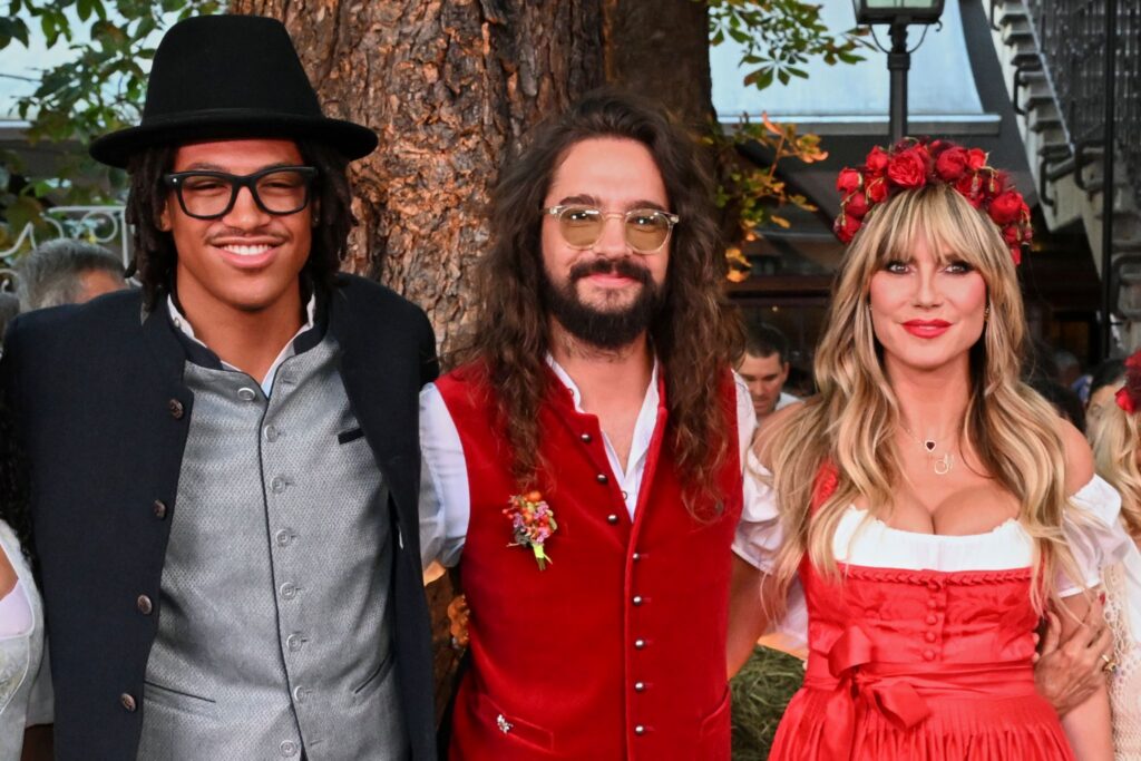 Heidi Klum mit Sohn Henry und Ehemann Tom Kaulitz