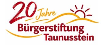 Logo: 20 Jahre Bürgerstiftung Taunusstein