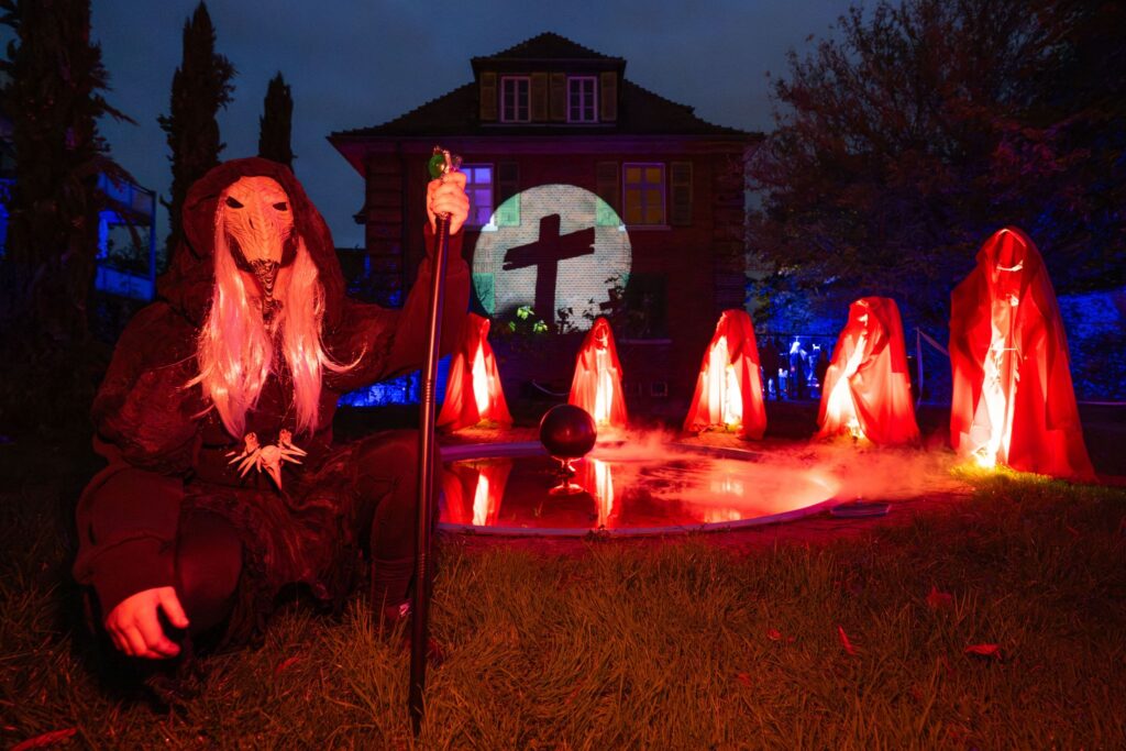 Halloween-Haus in Frankfurt