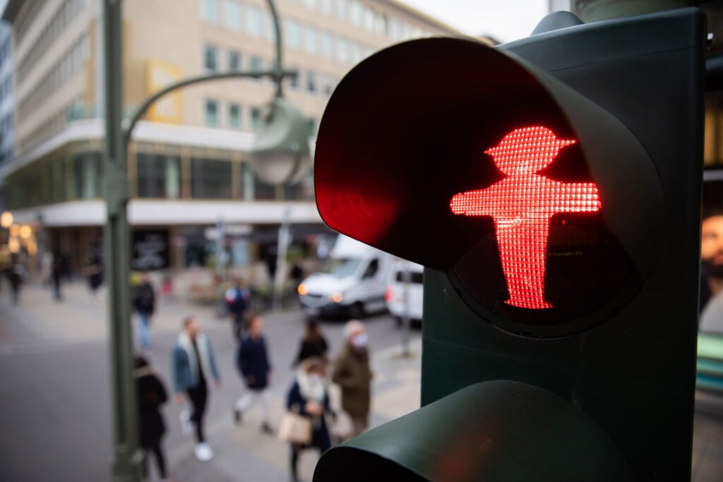 Rotes Ampelmännchen