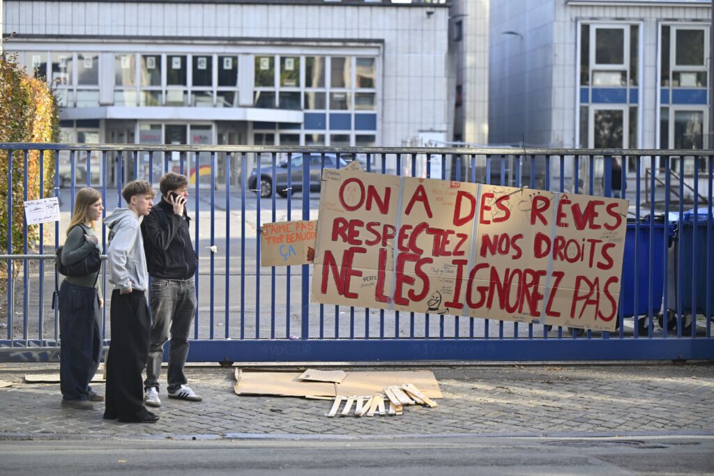 Schulproteste in Belgien