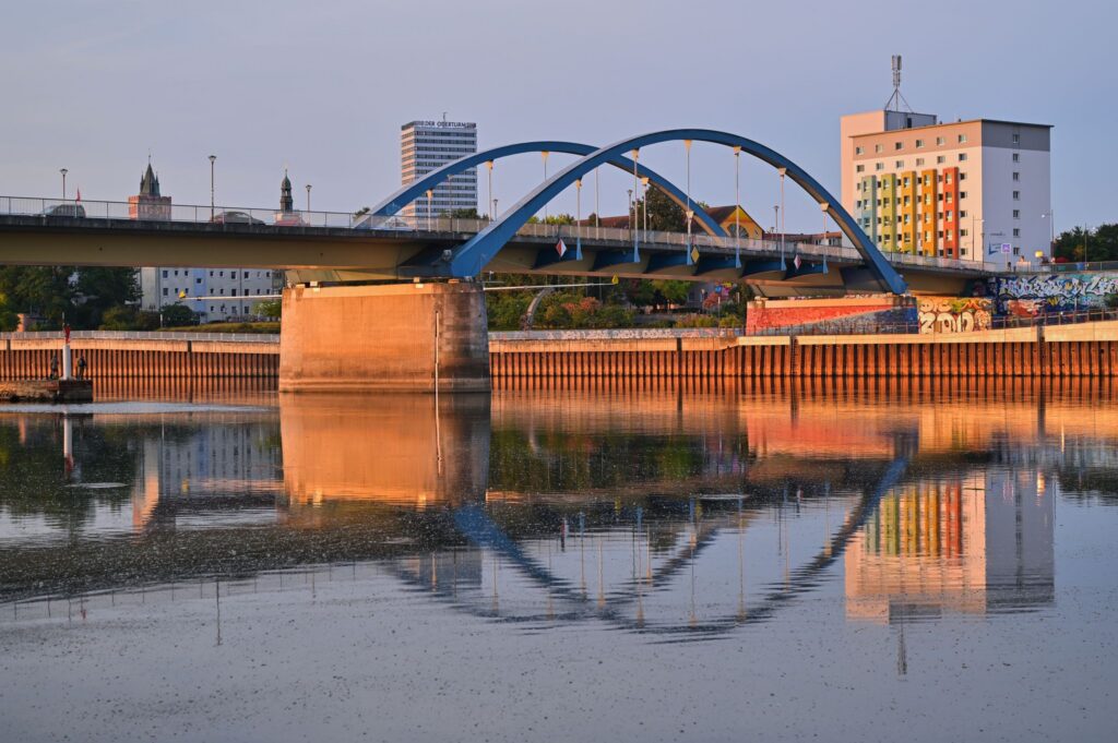 Morgenstimmung am Grenzfluss
